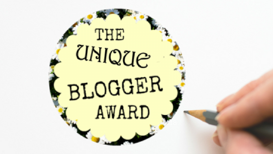 Unique blogger award amberhighlights
